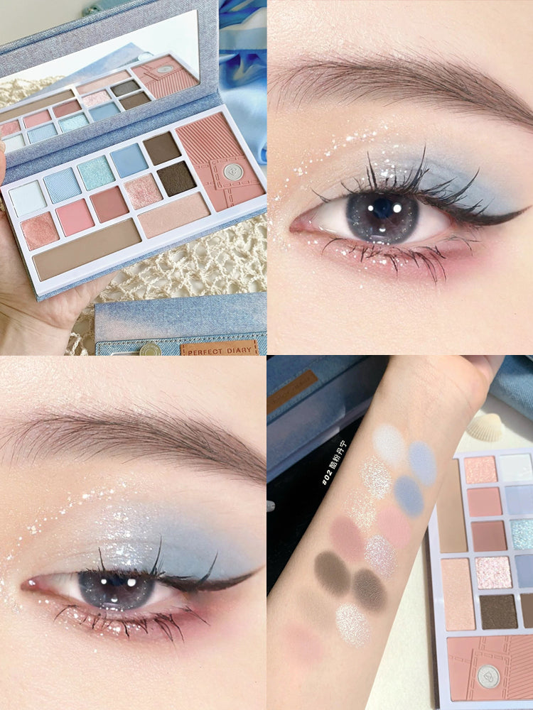 Perfect Diary Designer Eyes & Cheeks Palette 16g 完美日记设计师眼影修颜综合粉盘