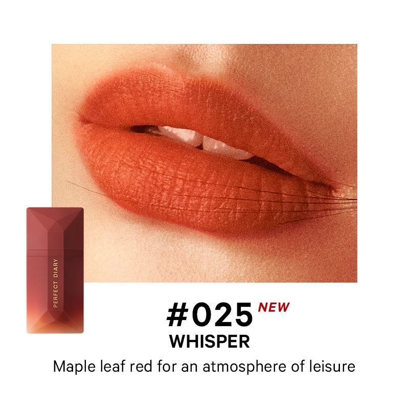 Perfect Diary Red Fox Limited Readme Velvet Matte Lip Gloss 4g 完美日记赤狐丝绒哑光名片唇釉