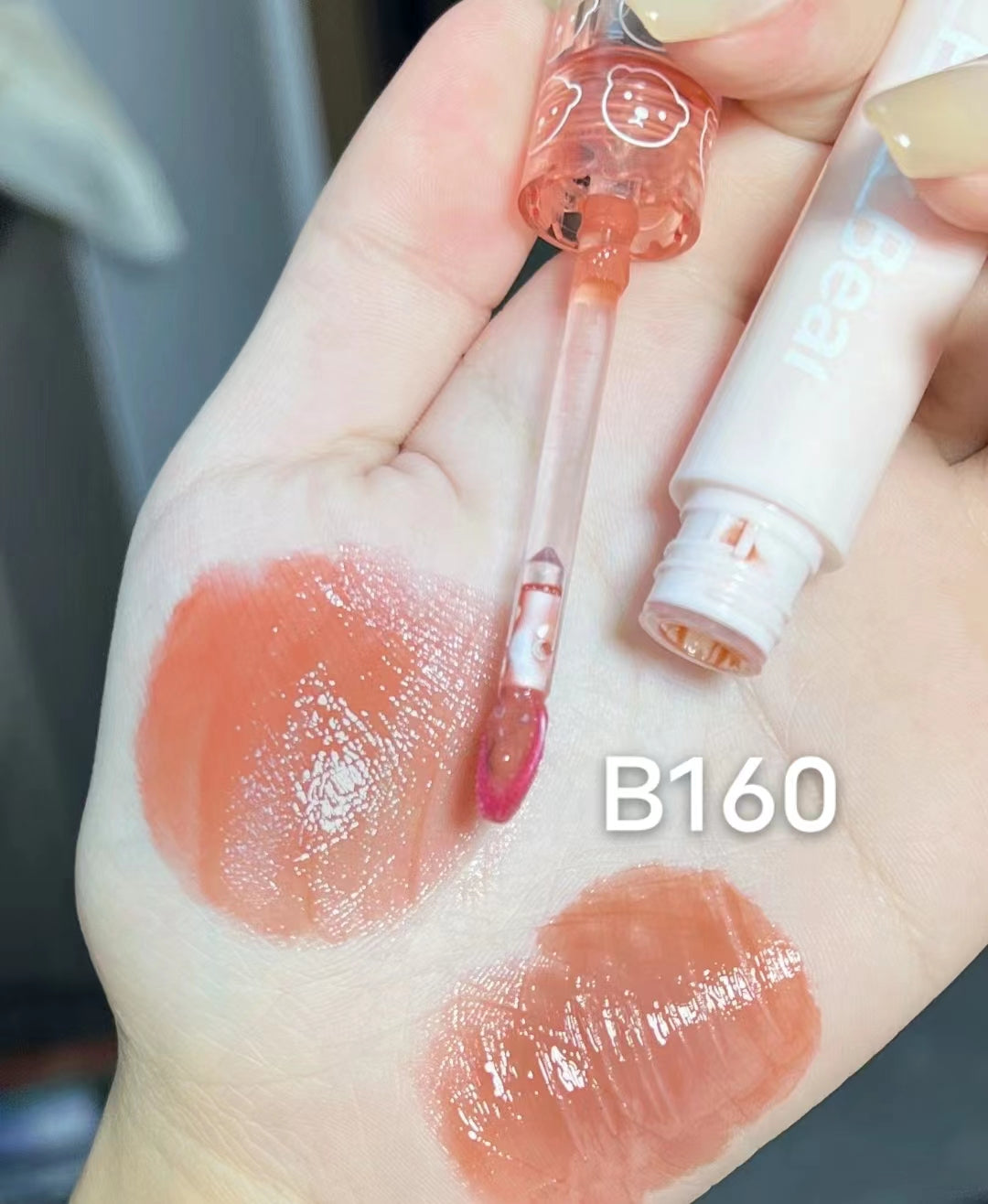 Pink Bear Bubble Mirror-like Hydrating Lip Glaze 皮可熊泡泡镜面水光唇釉 2.5g