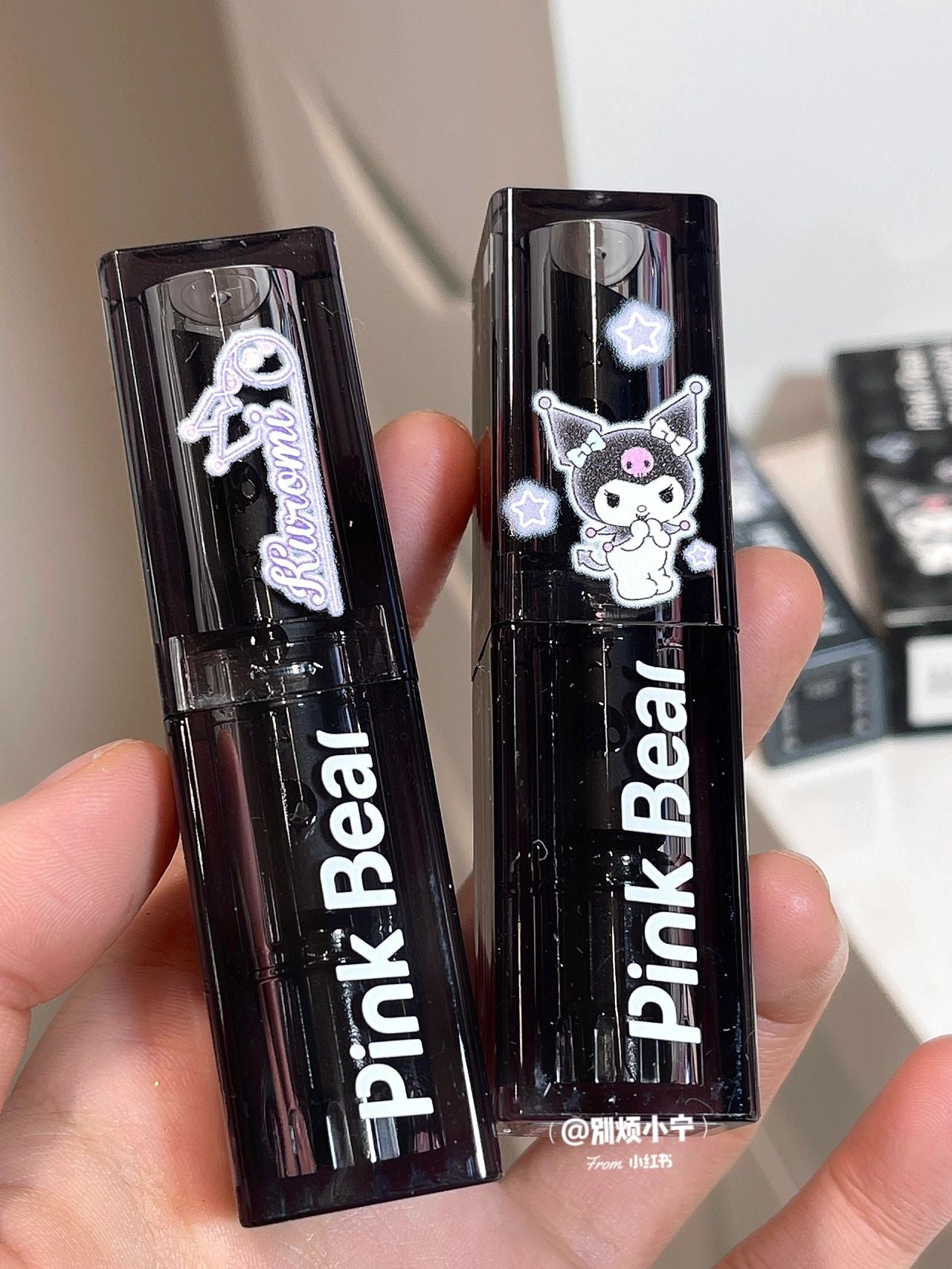 Pink Bear x Sanrio Kuromi Milk Fluff Matte Velvet Lipstick 3g 皮可熊三丽鸥联名库洛米奶绒口红