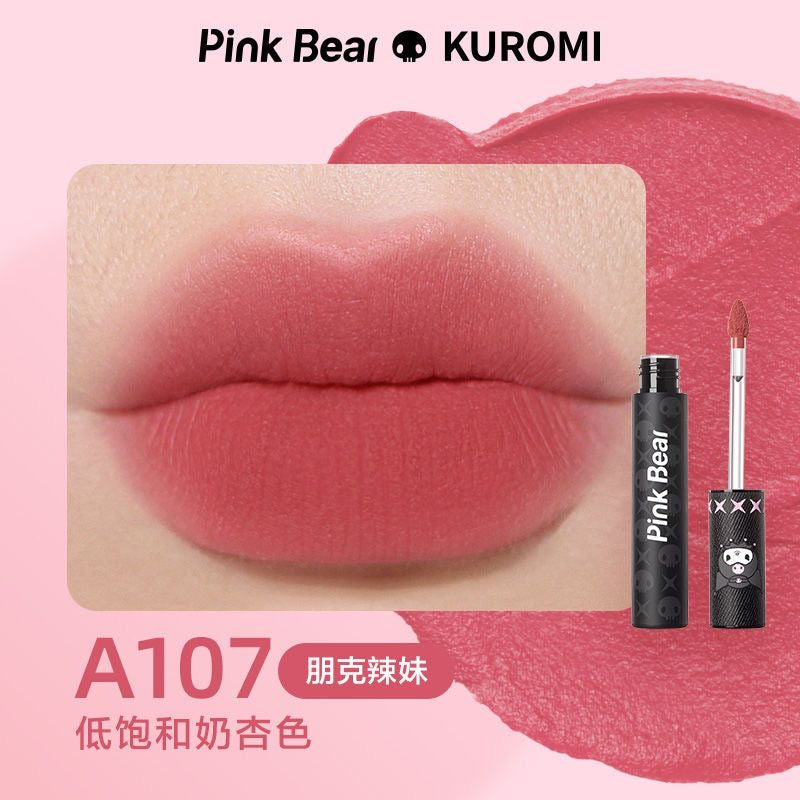 Pink Bear x Sanrio My Melody Kuromi Lip Gloss 2g 皮可熊三丽鸥联名库洛米美乐蒂唇釉