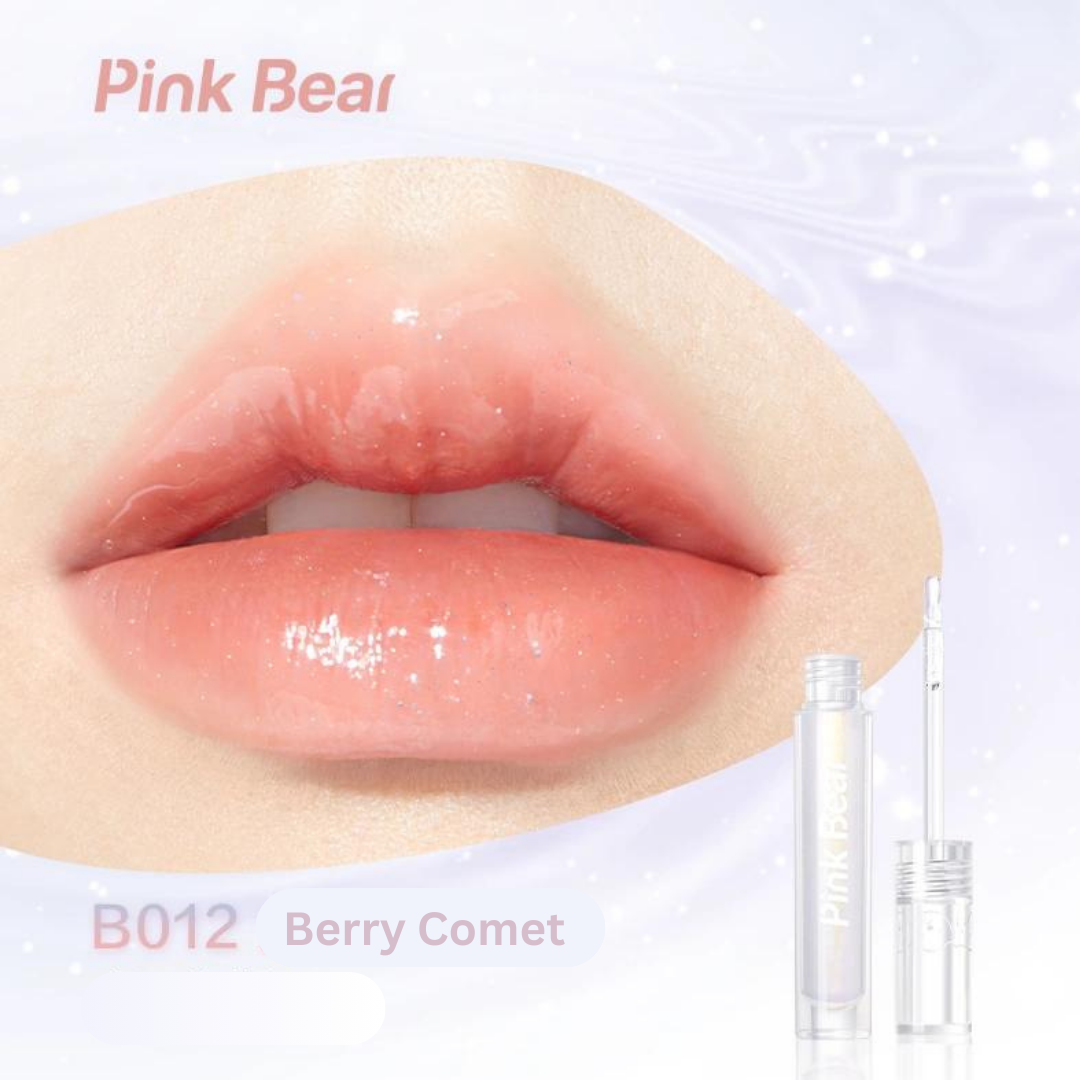 Pink Bear Hydrating Glossy Pop Lip Gloss 2.4g 皮可熊水润亮泽啵啵唇蜜