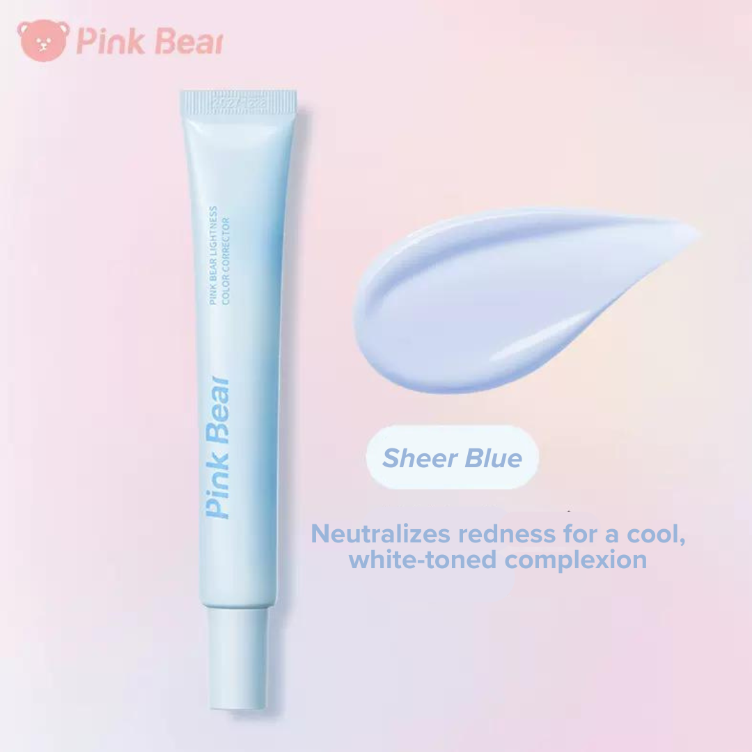 Pink Bear Tone-Up Primer Base 30g 皮可熊清透调色妆前乳打底