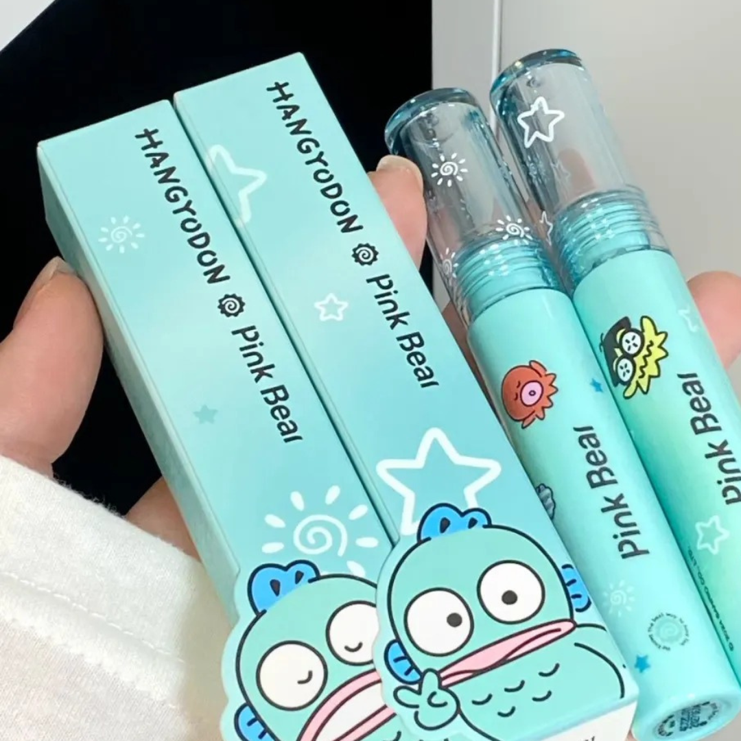 Pink Bear X HANGYODON Limited Edition Lip Gloss 2g 皮可熊半鱼人合作限定唇蜜