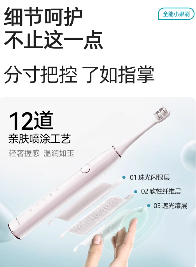 ROAMAN T10X-B Sonic Electric Toothbrush Set 罗曼T10X-B 电动牙刷套装