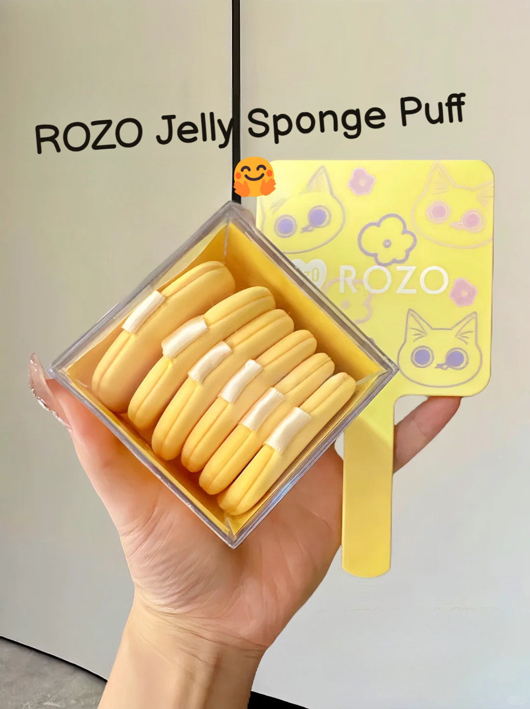 Tiktok/Douyin Hot ROZO Ultimate Jelly Foundation Sponge Puff【Tiktok抖音爆款】ROZO黄油果冻气垫粉扑