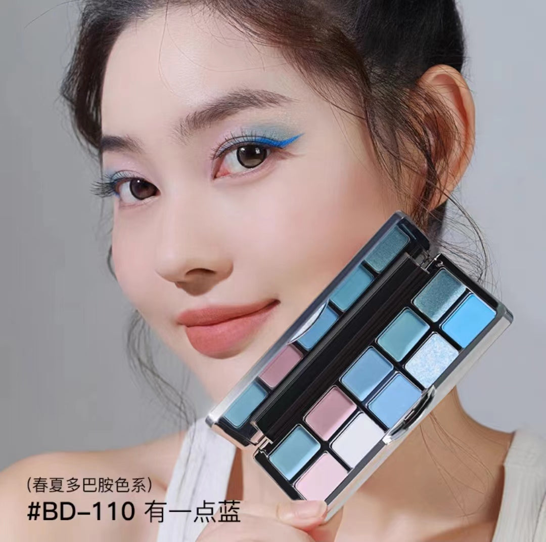 SHEDELLA Dreamy Colorful 10 Eyeshadow Palette 10g 诗蒂娅梦幻彩色十色眼影盘