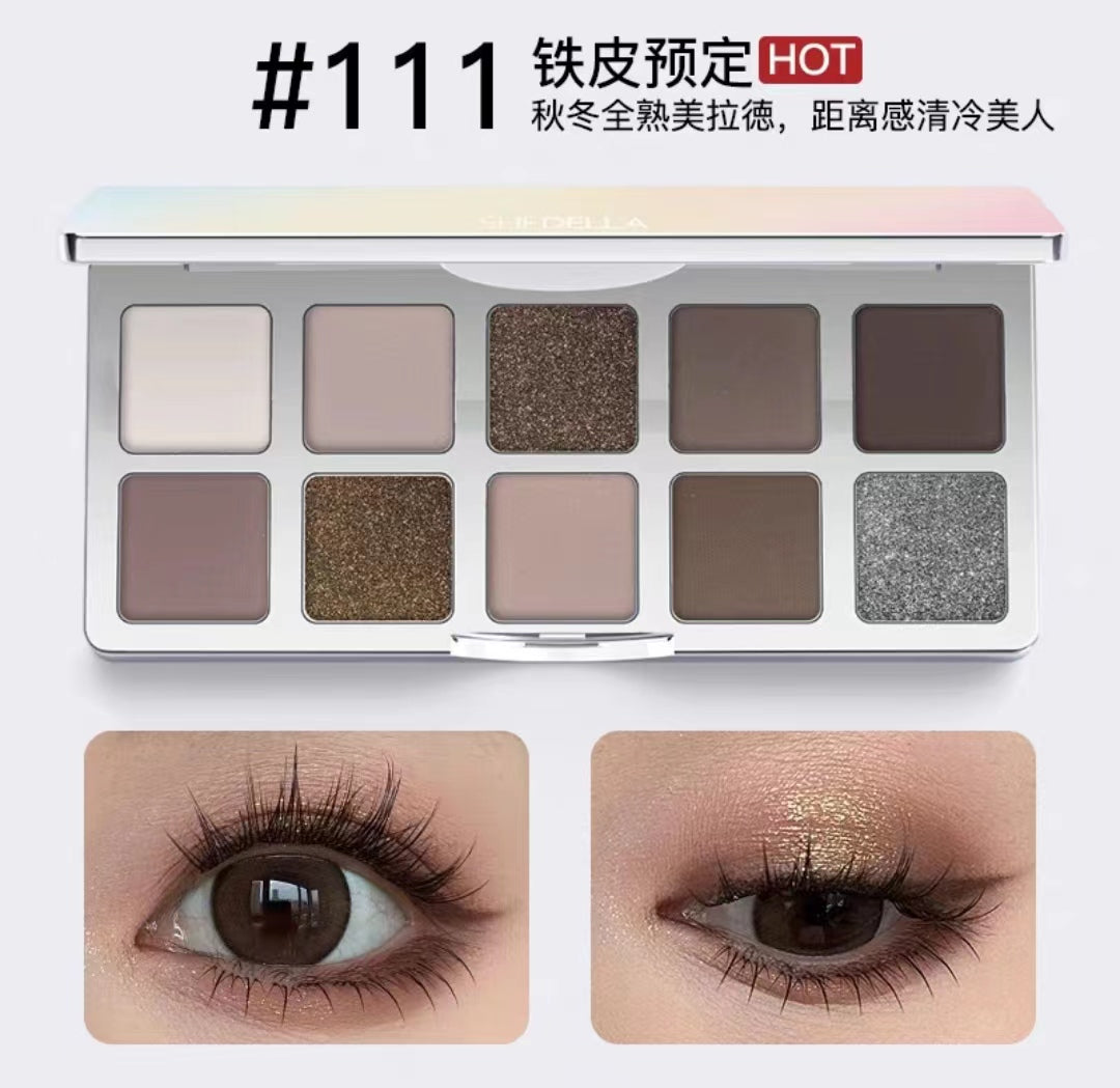 SHEDELLA Dreamy Colorful 10 Eyeshadow Palette 10g 诗蒂娅梦幻彩色十色眼影盘