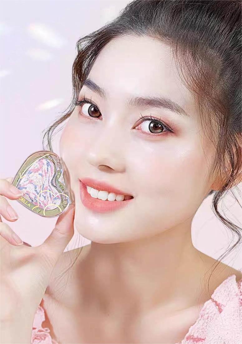 SHEDELLA Heartbeat Love Heart Highlighter Cream 3.2g 诗蒂娅怦然心动爱心高光膏