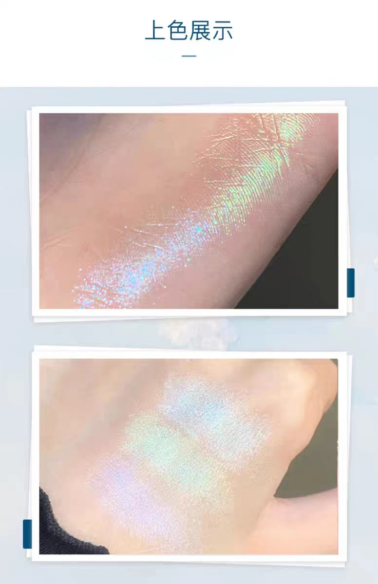 SHEDELLA Heartbeat Shimmering Bead Light Dual-Color Dimensional Highlighter 3.6g 诗蒂娅怦然心动闪亮珠光双色立体高光