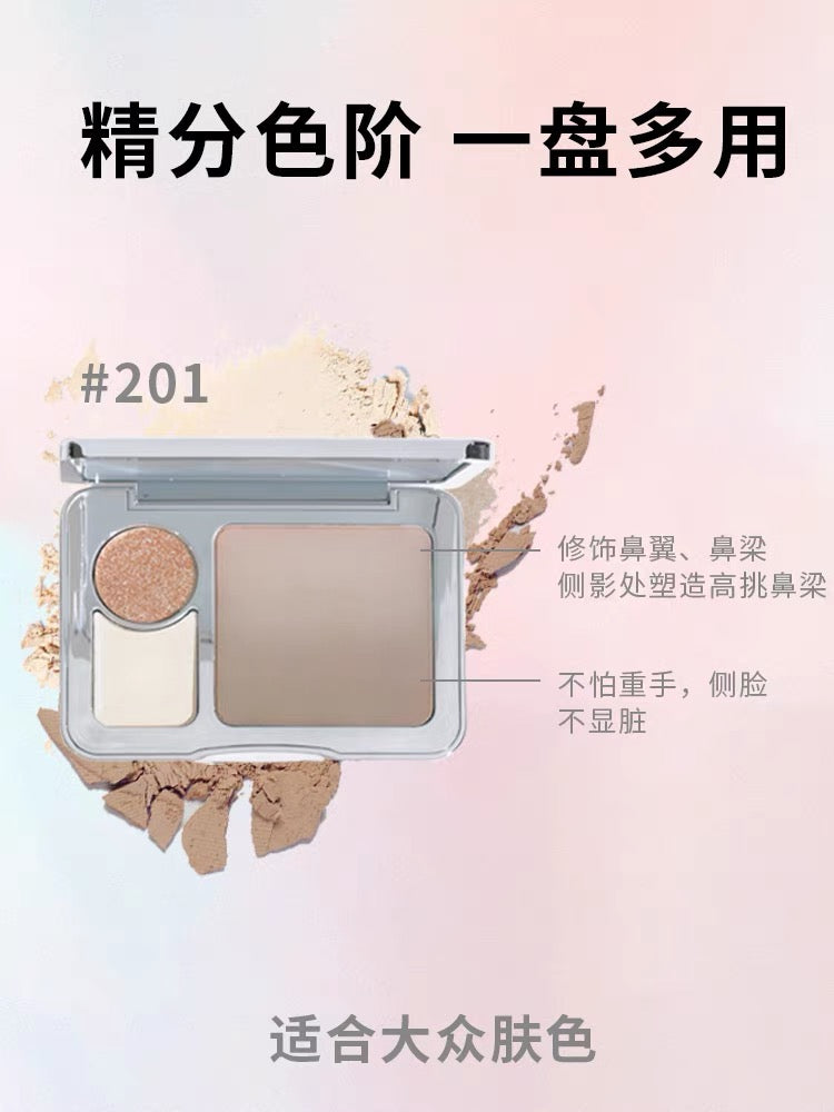 SHEDELLA Highlight and Contour Palette 5.2g 诗蒂娅高光修容一体综合盘