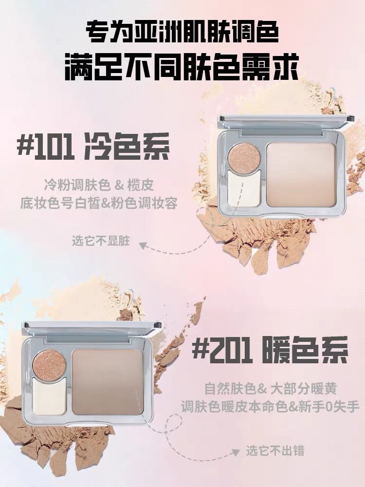 SHEDELLA Highlight and Contour Palette 5.2g 诗蒂娅高光修容一体综合盘