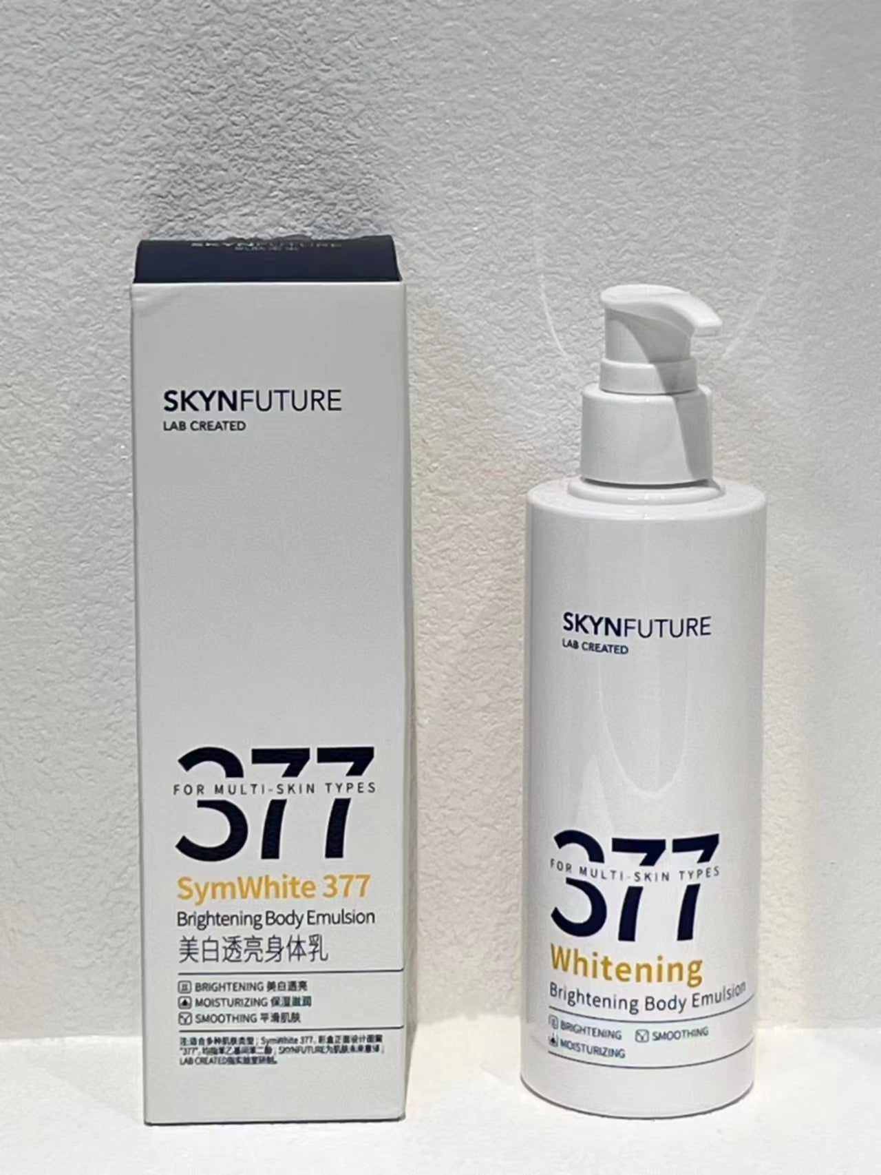 Tiktok/Douyin Hot Skyn Future 377 Whitening Body Cream Deep Moisturizing Body Lotion 【Tiktok抖音爆款】 肌肤未来烟酰胺美白深层保湿身体乳液 200ml