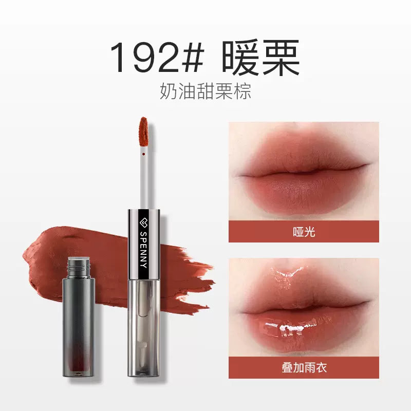 Spenny Double-ended Lip Gloss 2g+2g 诗佩妮双头唇釉