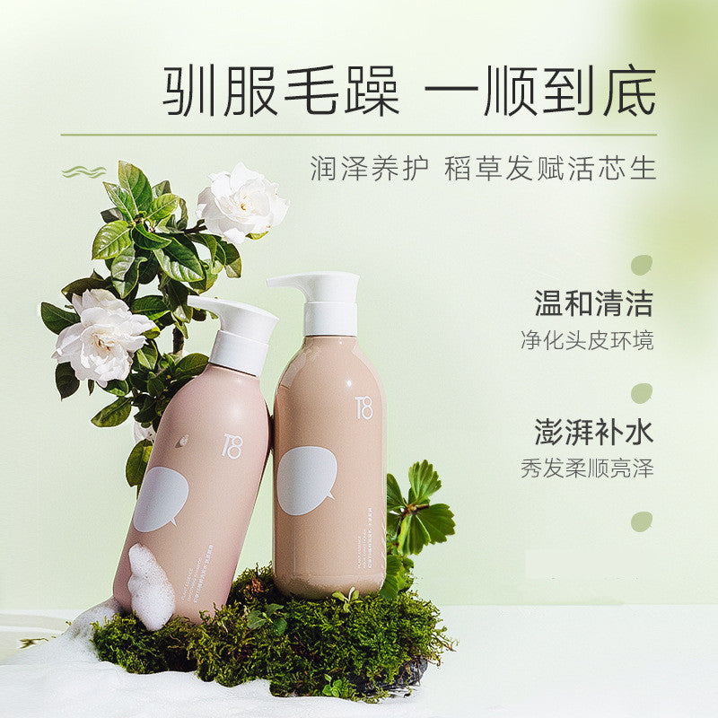 T8 Plant Essence Smoothing Shampoo Conditioner 380ml 幻享T8植粹丝质顺滑洗发水护发素