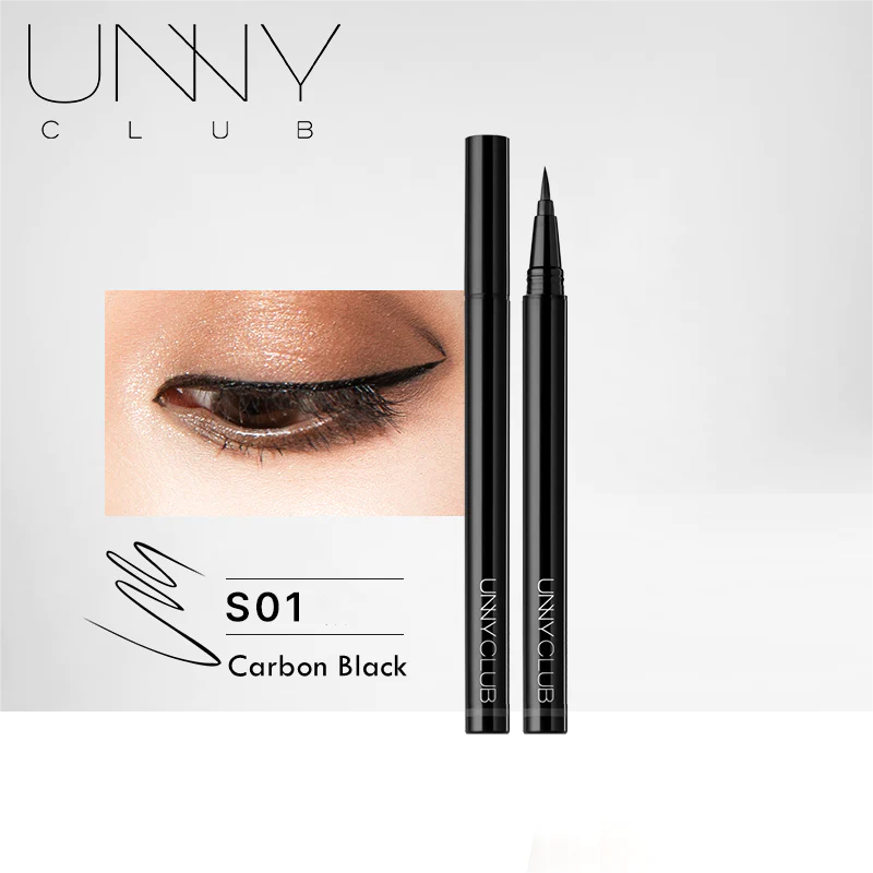 UNNY Smooth Waterproof Liquid Eyeliner Pencil 0.55ml 悠宜睛挑细选眼线液笔细头持妆上色