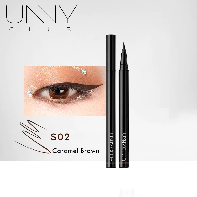 UNNY Smooth Waterproof Liquid Eyeliner Pencil 0.55ml 悠宜睛挑细选眼线液笔细头持妆上色