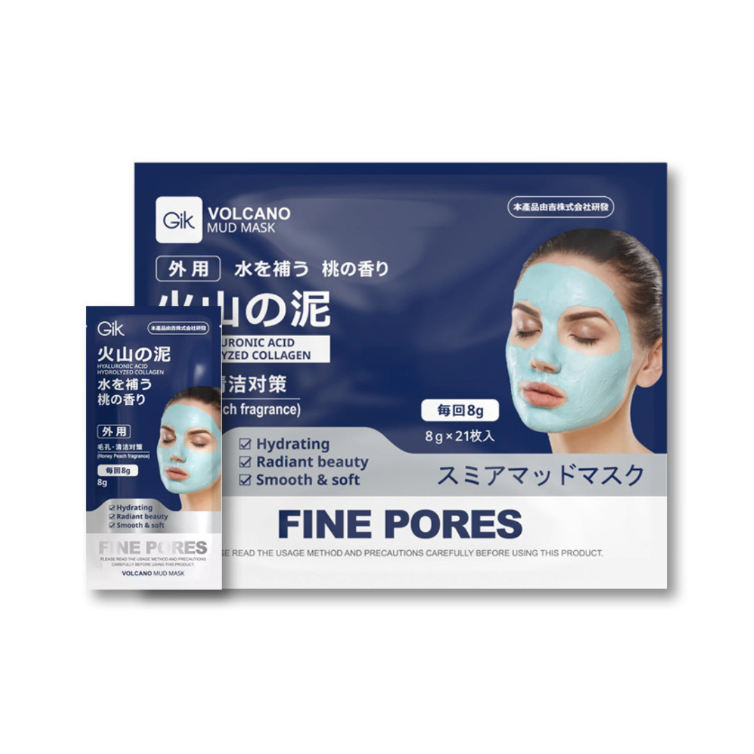 Tiktok/Douyin Hot Gik Kaolin/Volcano Mud Mask 8g*21PCS 【Tiktok抖音爆款】Gik高岭土/火山泥泥膜