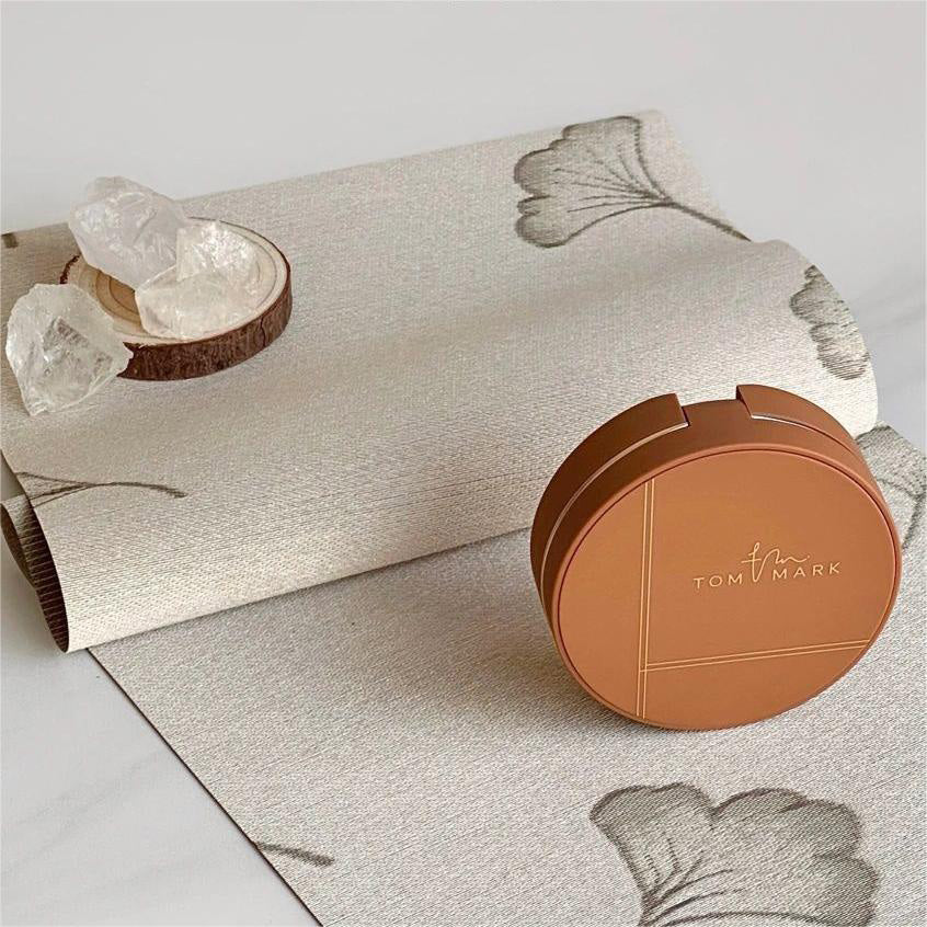 TomMark Long Wear Hazelnut Air Cushion Cream Foundation 12g+12g(refill) 唐魅可持久榛果气垫粉底霜