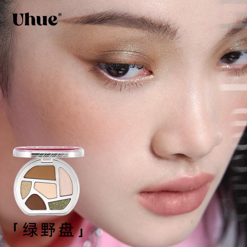 UHUE Peachy Electric Eyeshadow Palette UHUE桃气电波彩妆眼影盘 7g/6.5g