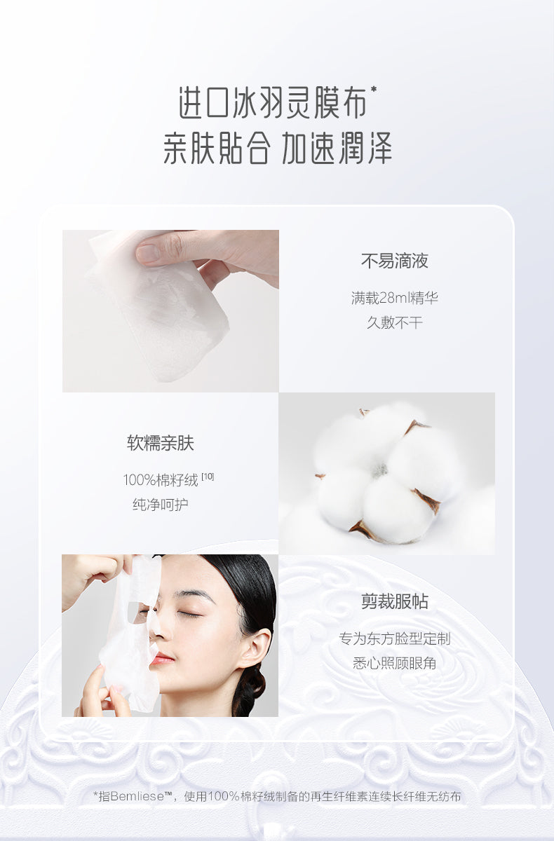 UNIFON Glamorous Micro-HA 800 Repairing Facial Mask 28ml*5pcs 御泥坊夜舞倾城夜修护微八百面膜