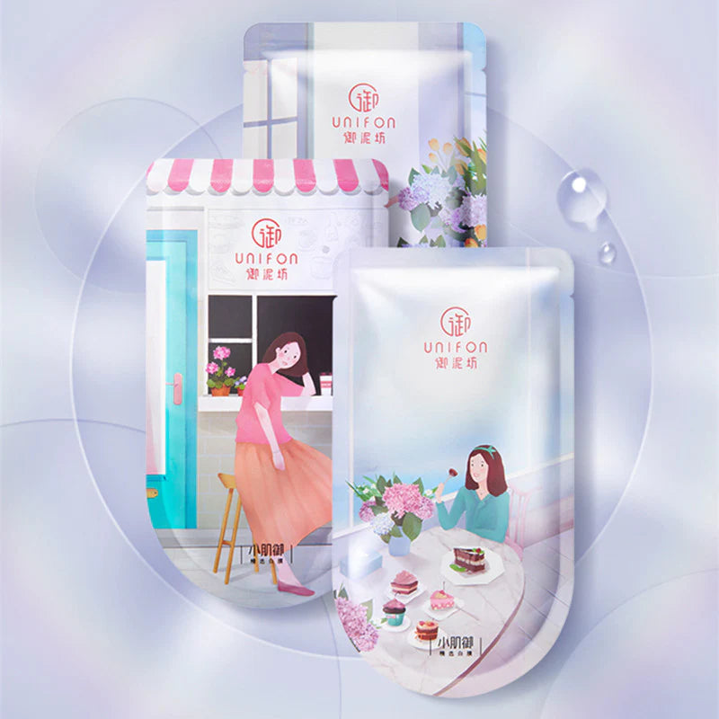 UNIFON Hydrating Fresh Berry Facial Mask 御泥坊小肌御鲜嫩美莓面膜 25ml*21pcs