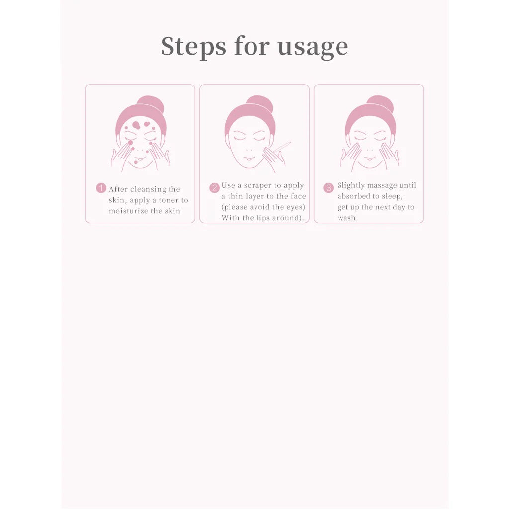 UNIFON  Rose Essence Hydrating Sleeping Facial Mask 御泥坊玫瑰滋养睡眠面膜 100g