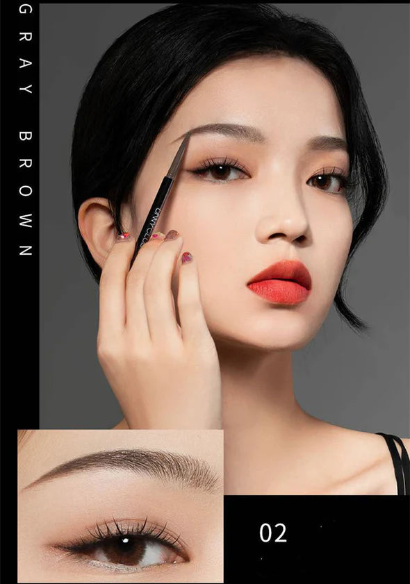 UNNY CLUB Double-head Auto-rotate Eyebrow Pencil 0.1g 悠宜自然立体防水不易脱妆精细眉笔