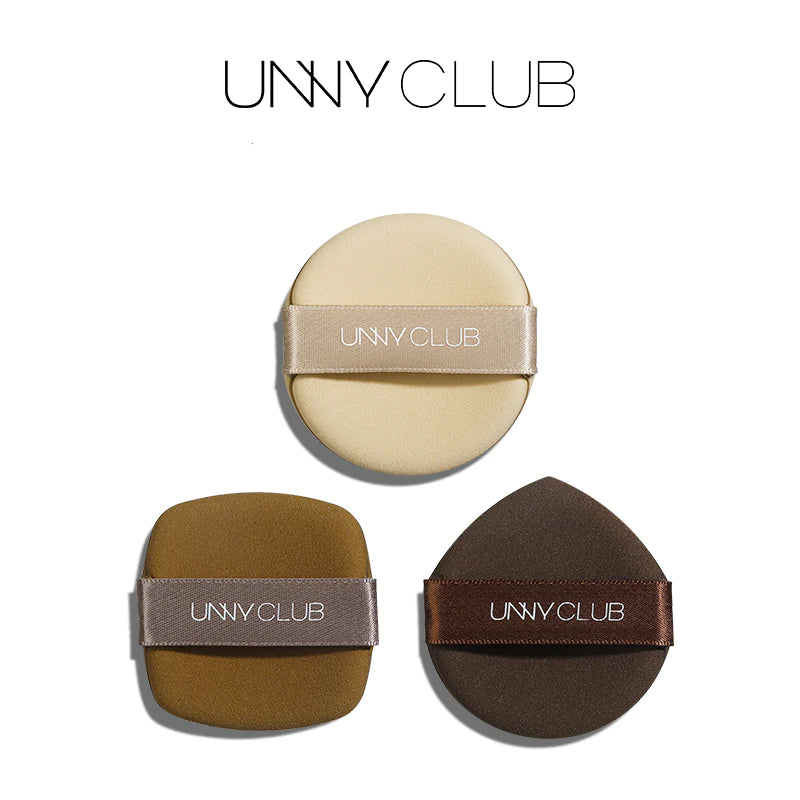 UNNY CLUB Multifunction Makeup Puff 3PCS 悠宜多效海绵定妆干湿两用气垫粉扑3枚装