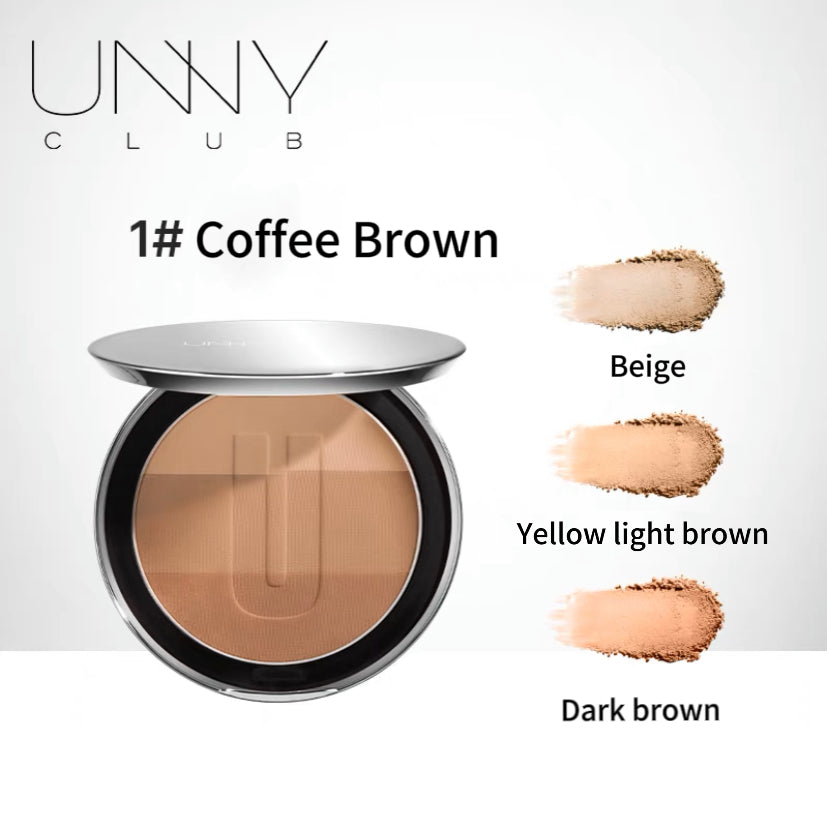 UNNY Organic 3-color Face Contour Palette 8g 悠宜三色高光一体修容盘