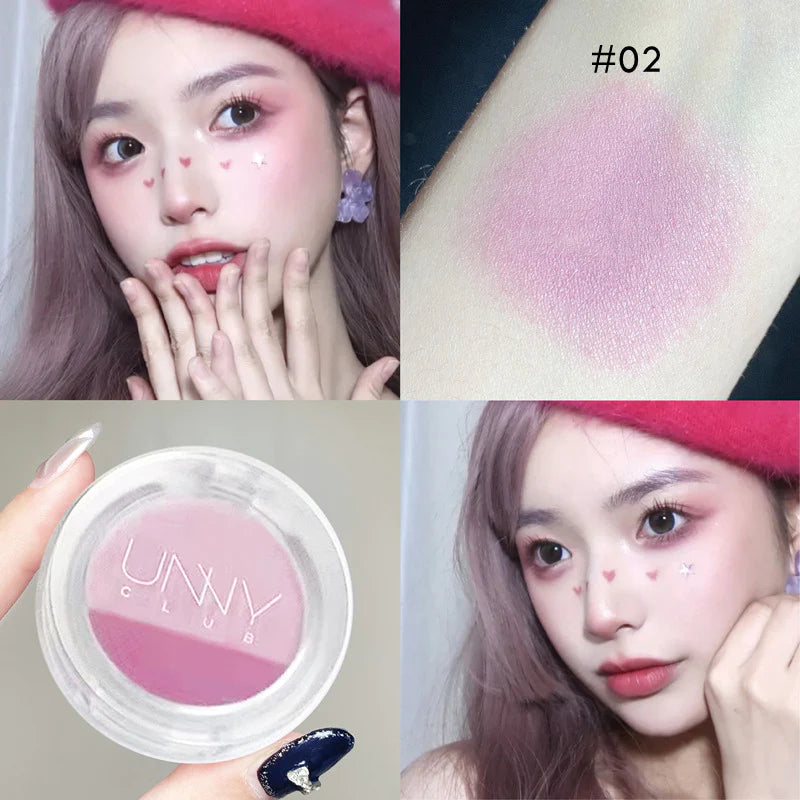 UNNY Satin Matte & Shimmer Makeup Blusher 4.5g 悠宜自然清透裸妆腮红