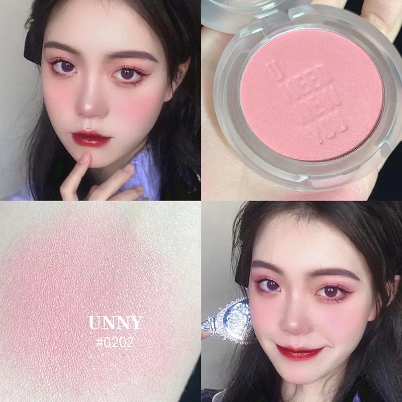 UNNY Satin Matte & Shimmer Makeup Blusher 4.5g 悠宜自然清透裸妆腮红