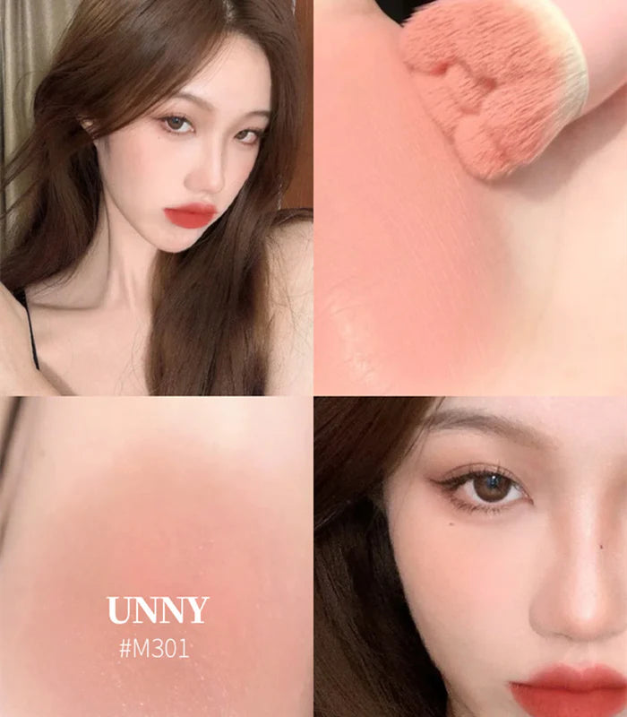 UNNY Satin Matte & Shimmer Makeup Blusher 4.5g 悠宜自然清透裸妆腮红