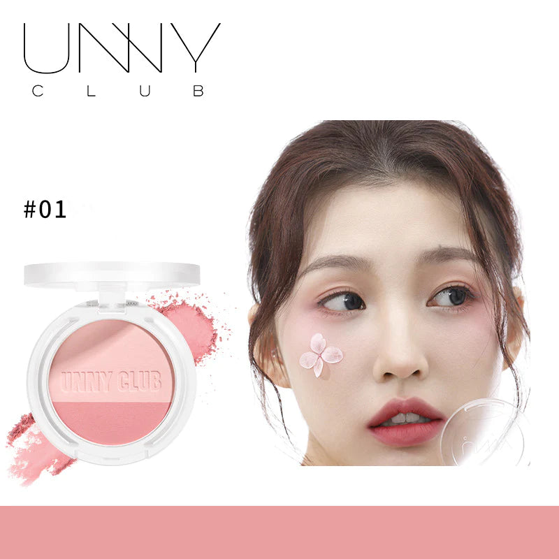 UNNY Satin Matte & Shimmer Makeup Blusher 4.5g 悠宜自然清透裸妆腮红