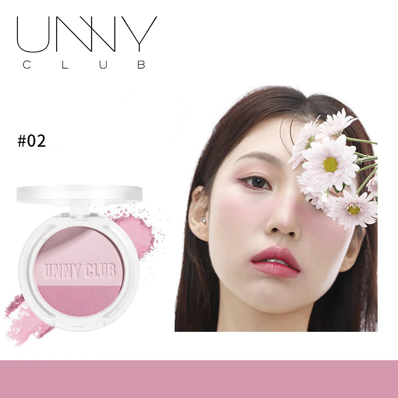 UNNY Satin Matte & Shimmer Makeup Blusher 4.5g 悠宜自然清透裸妆腮红