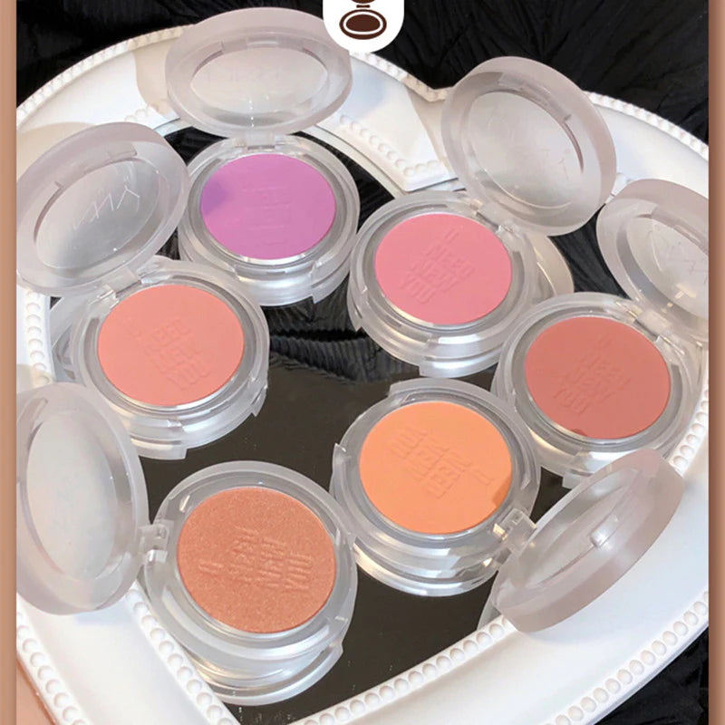 UNNY Satin Matte & Shimmer Makeup Blusher 4.5g 悠宜自然清透裸妆腮红