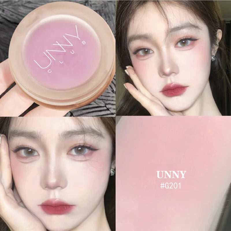 UNNY Satin Matte & Shimmer Makeup Blusher 4.5g 悠宜自然清透裸妆腮红