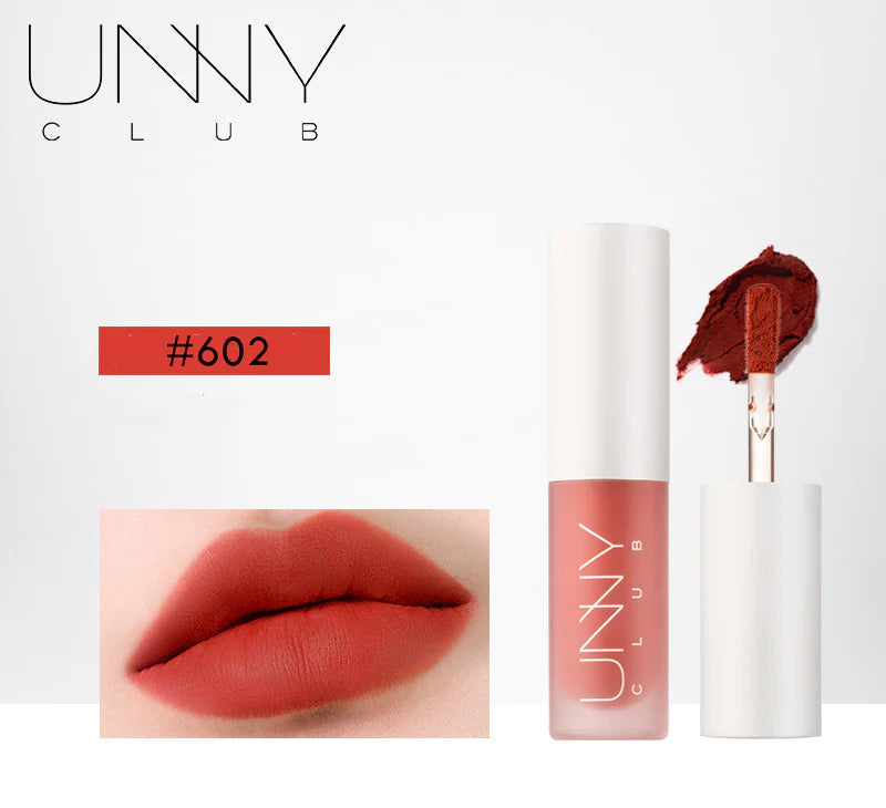 UNNY CLUB Silky Velvet Matte Lip Mud 3g 悠宜唇泥丝绒哑光雾面茶艺妆口红