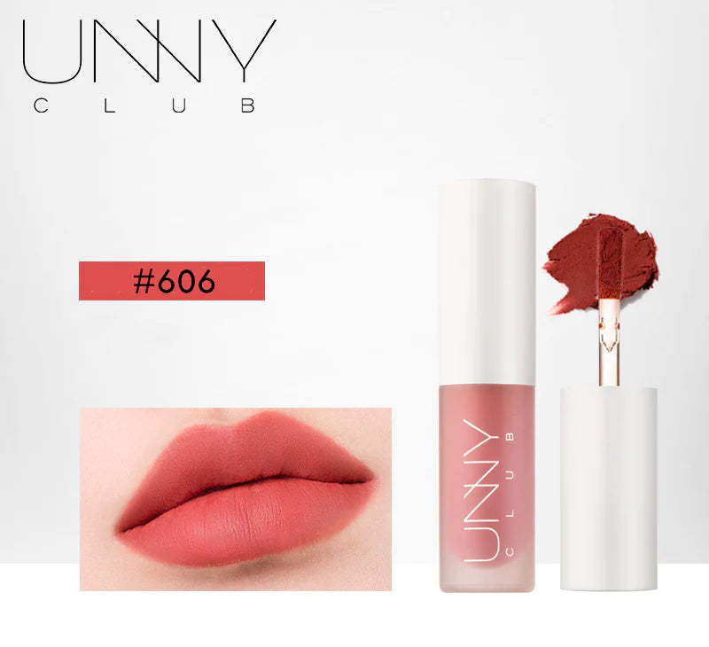 UNNY CLUB Silky Velvet Matte Lip Mud 3g 悠宜唇泥丝绒哑光雾面茶艺妆口红