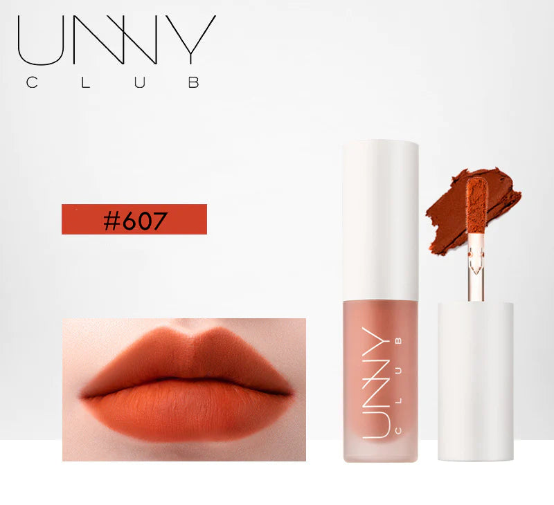 UNNY CLUB Silky Velvet Matte Lip Mud 3g 悠宜唇泥丝绒哑光雾面茶艺妆口红