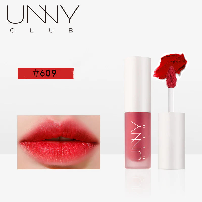 UNNY CLUB Silky Velvet Matte Lip Mud 3g 悠宜唇泥丝绒哑光雾面茶艺妆口红