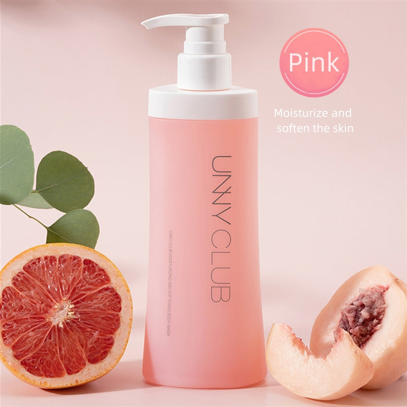 UNNY Hydrating Body Wash with AHA 400g 悠宜滋润果酸清爽净透保湿水嫩香氛沐浴露