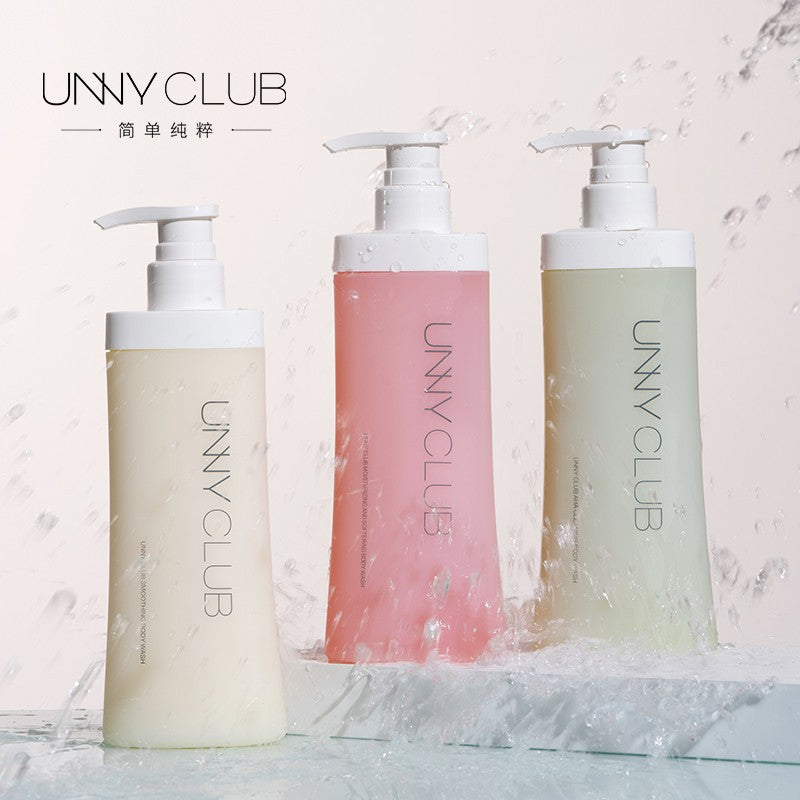 UNNY Hydrating Body Wash with AHA 400g 悠宜滋润果酸清爽净透保湿水嫩香氛沐浴露