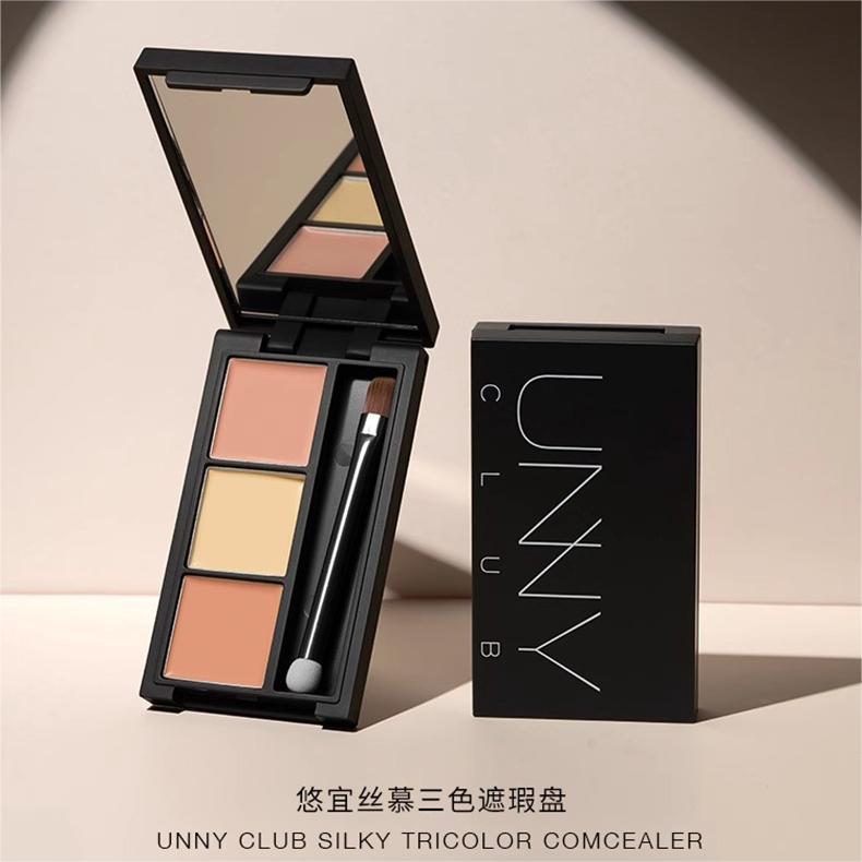 UNNY Silky Tricolor Concealer 1.1g*3 悠宜丝慕三色遮瑕盘