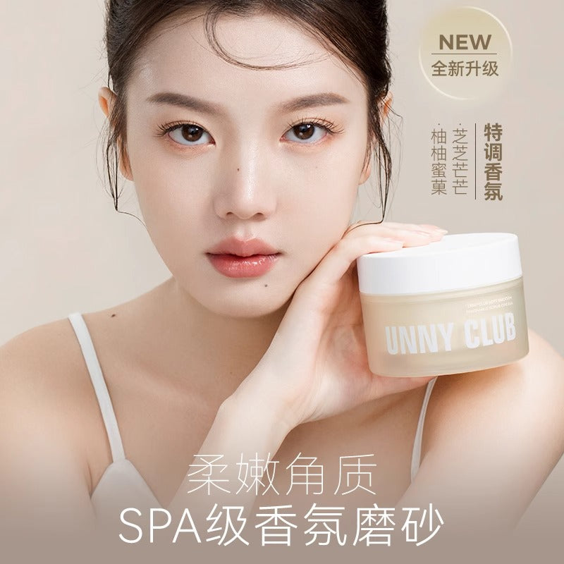 UNNY Soft Smoothing/Cleansing Fragrance Scrub Cream 190g/200g 悠宜嫩滑/净肤香氛磨砂膏