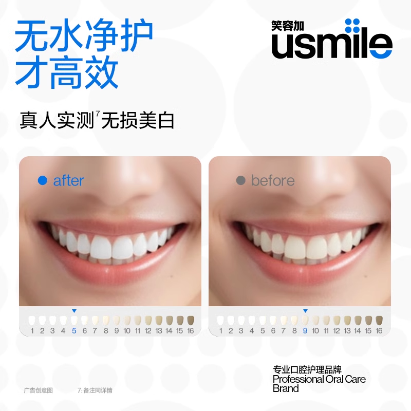 Tiktok/Douyin Hot USMILE Whitening and Refreshing Toothpaste 120g 【Tiktok抖音爆款】笑容加美白清新牙膏