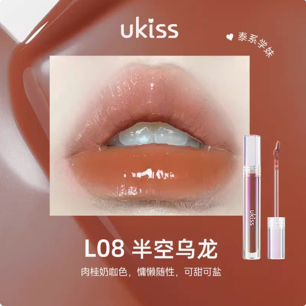 Ukiss Cat Eyes Shining Light Lip Gloss 3.2g 悠珂思猫眼融光水唇蜜