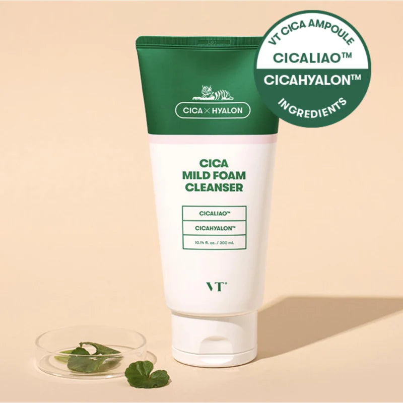 VT Cica Mild Foam Cleanser 300ml 薇缔VT积雪草洗面奶