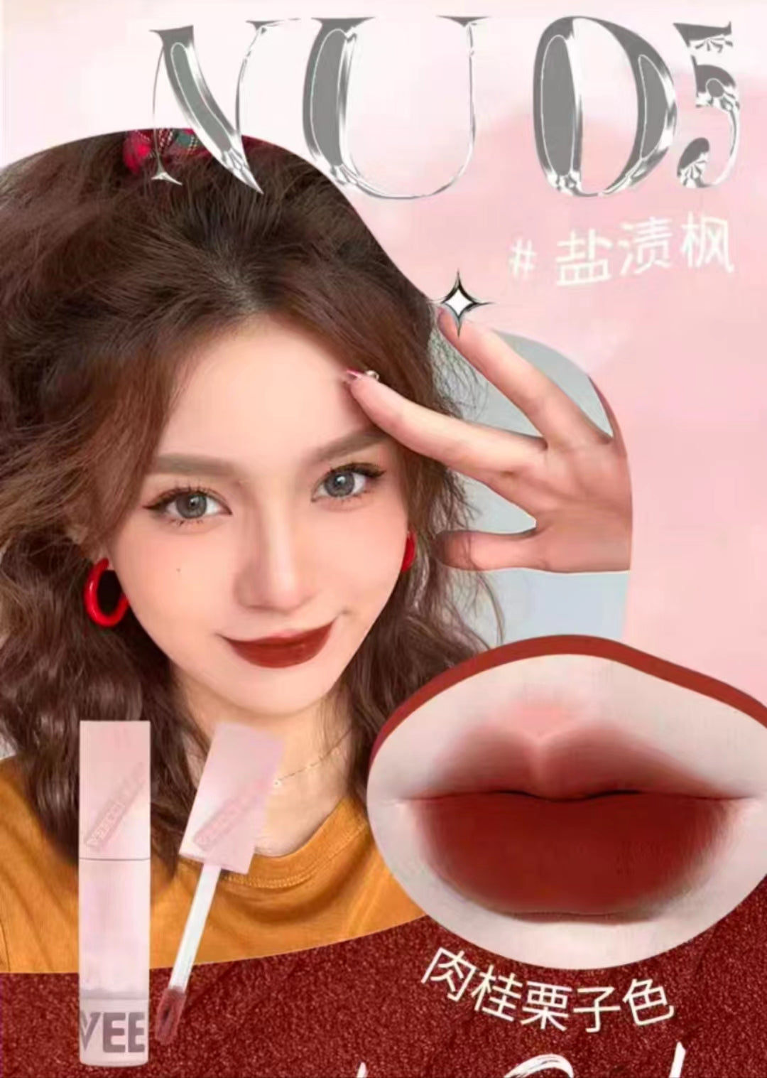 Veecci Matte Waterproof Long-Lasting Lipstick 唯资雾面哑光唇雾 2.5g