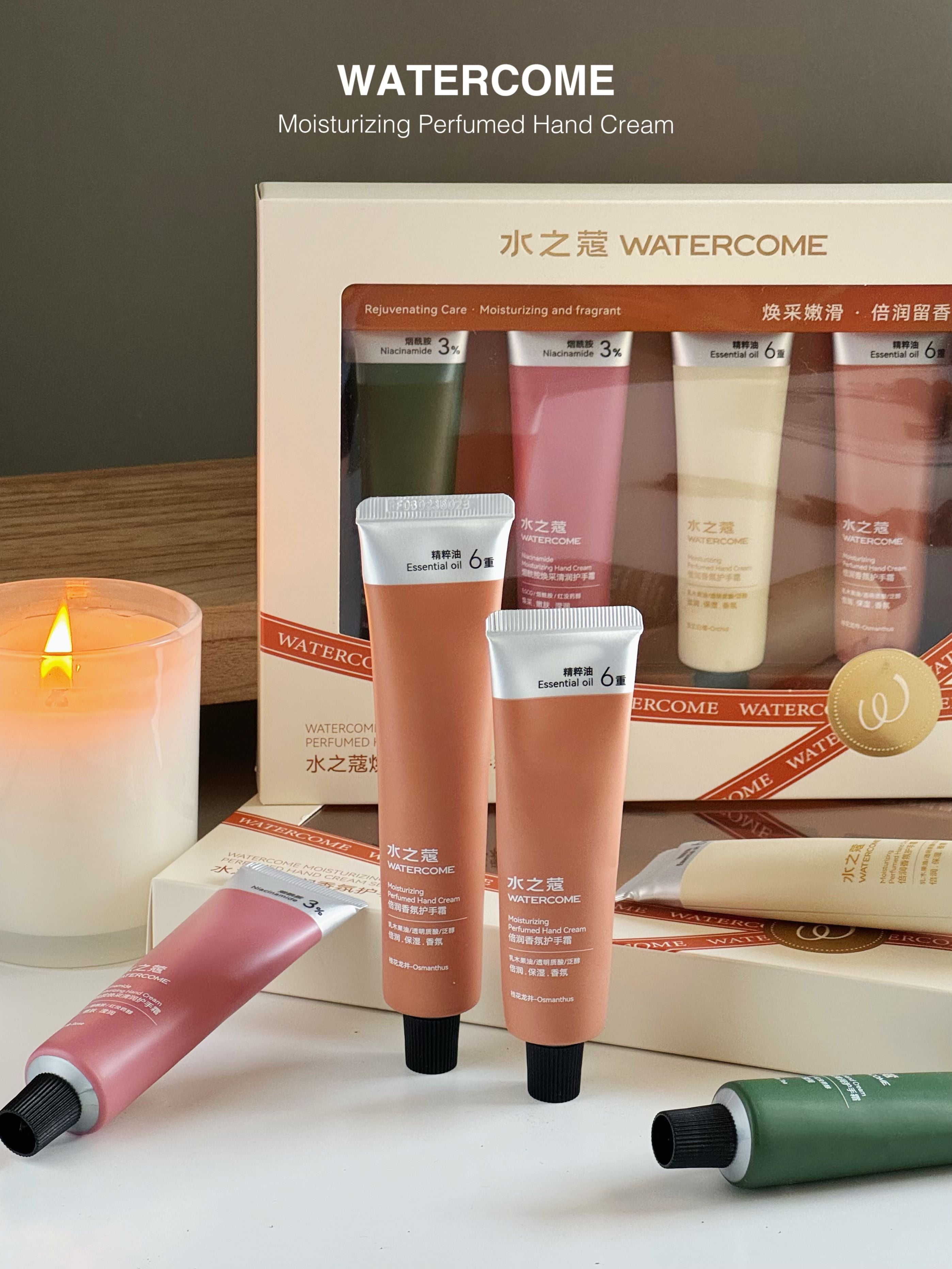 Watercome Moisturizing Perfumed Hand Cream Set 1 Box 水之蔻焕润香氛护手霜礼盒